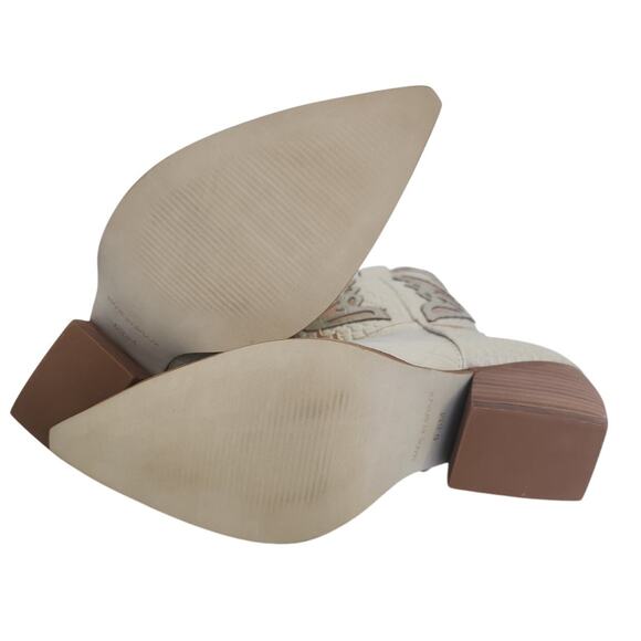 Steve Madden Wynter Boot Multi Croc Leather Western sz 6.5 - Picture 7 of 8